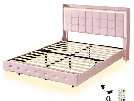 Levede Double Floating Bed Frame-1910112230083530752