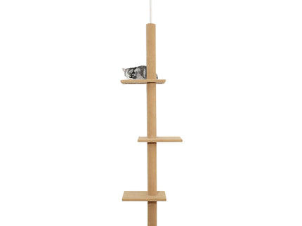 PaWz Cat Tree Tower Scratching Post Beige-1864184511294738432