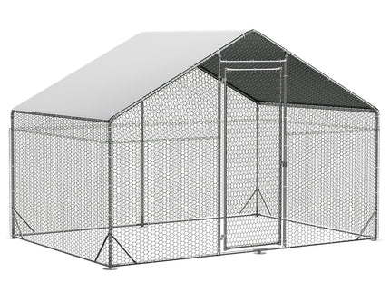 Pawz 200x300x194cm Large Metal Walk-in Chicken Coop Cage-1910112290032717824