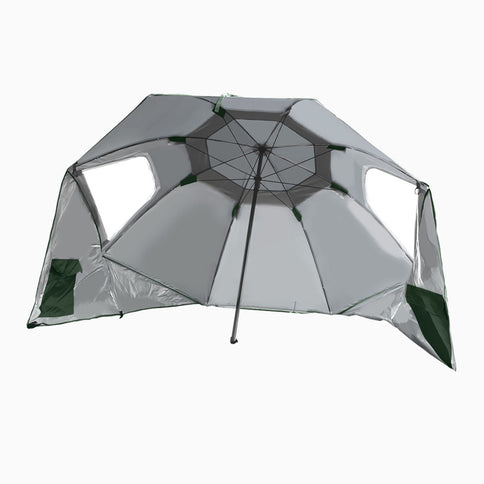 Mountview Beach Umbrella Outdoor Umbrellas Green 2.13M-1864184685773590528