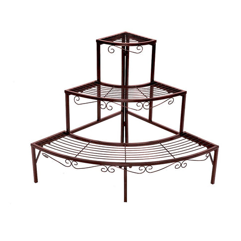 Levede Plant Stand Outdoor Indoor Metal-1894516822942814208