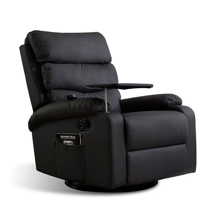 Levede Massage Chair Recliner 360 Swivel Black-1975420439572385792