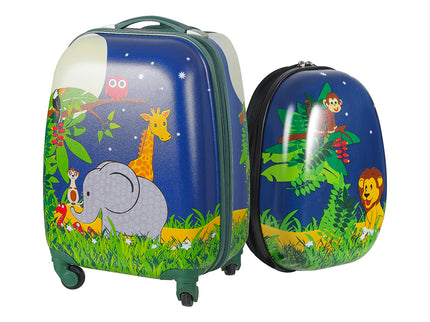 BoPeep 16''13'' 2PCS Kids Luggage Set Jungle-1910113157276372992