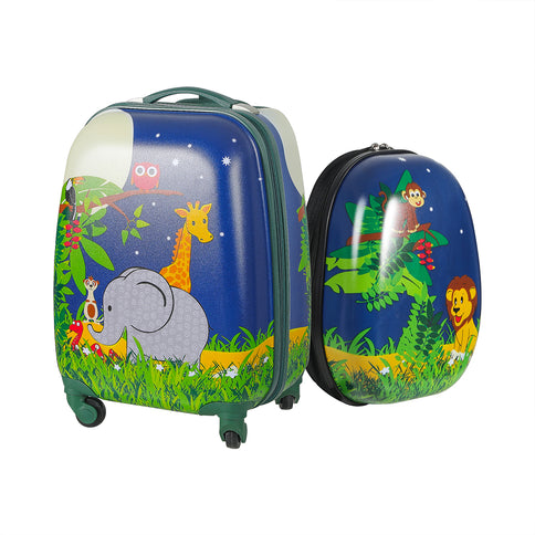 BoPeep 16''13'' 2PCS Kids Luggage Set Jungle-1910113157276372992