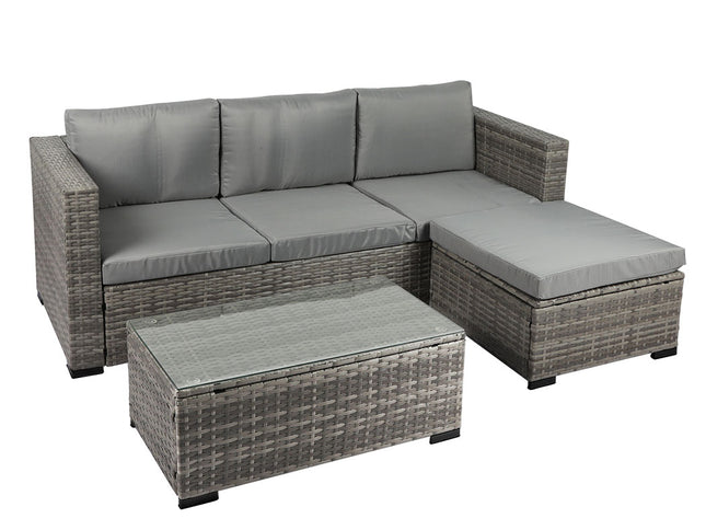 Levede 5pcs Outdoor Sofa Set Patio Furniture-1864184455049121792