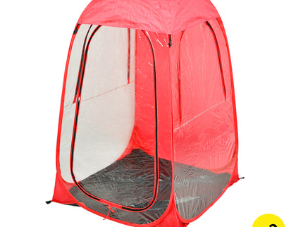 2x Mountview Pop Up Tent Camping Weather Red-1864184680048365568