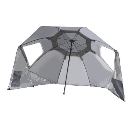 Mountview Beach Umbrella Outdoor Umbrellas Blue 2.13M-1973193757213986816