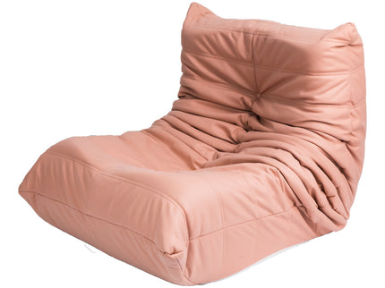 Levede Accent Sofa Floor Chair Caterpillar Pink-1831592529162801152