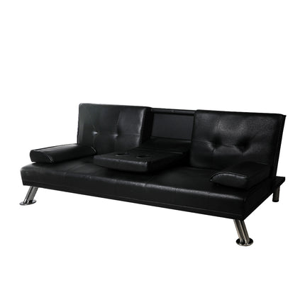 Levede Sofa Bed Adjustable Recliner Black-1975420502193344512