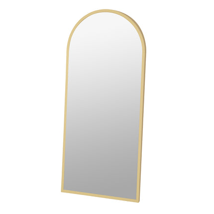 Yezi Floor Mirror Full Length Mirrors 1.8M Gold White-1973193813853868032