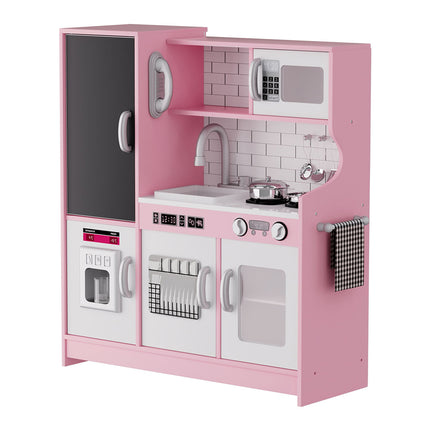 Bopeep Kids Kitchen Set Wooden Pretend Play Cooking Toy-1973193533477228544