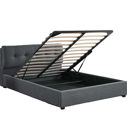 Levede Bed Frame Queen Size Gas Lift-1942353311873241088