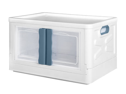 Storage Box Stackable Container 45L Blue-1864184614675943424