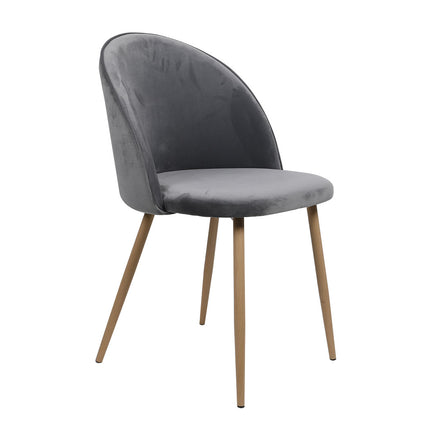 Levede 2x Dining Chairs Seat French Grey-1975420492244455424