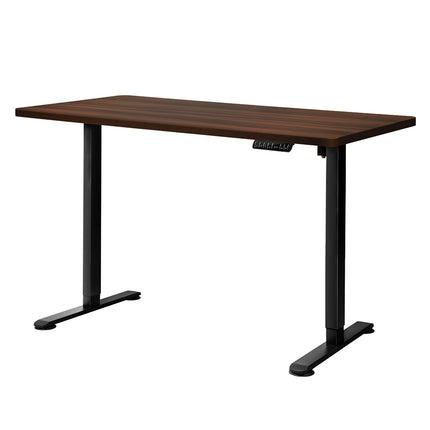 Levede Motorised Standing Desk Adjustable 140cm Walnut 1000x 1MM-1975420506433785856