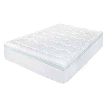 Dreamz Gel Memory Foam Mattress Topper 8cm Double Size-2006733414299996160