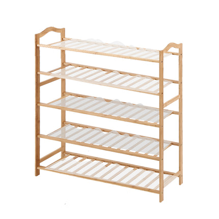 Levede Shoe Rack Bamboo Storage Wooden-1973193842857480192