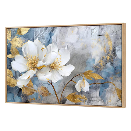 Yezi Large Framed Canvas Wall Art Flower Artwork  Home Bedroom Decor 70x100cm-2061251857585672192