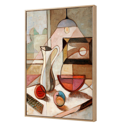 Yezi Modern Wall Art Canvas Abstract 70×100cm Framed Artwork Home Office Decor-2050059007422500864