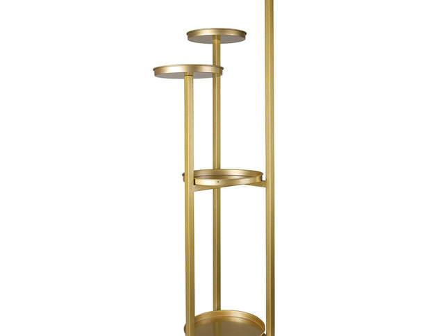 Levede Plant Stand Outdoor Indoor Flower Gold Large-1864184712449363968