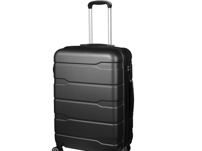 Slimbridge 24" Inch Expandable Luggage Black 24 inch-1864184369292382208