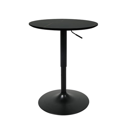 Levede Bar Table Swivel Gas Lift Counter Black-1910113294966984704