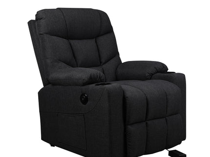 Levede Recliner Chair Electric Lift Black-1864184459591553024