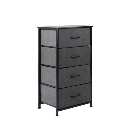 Levede Storage Cabinet Tower Chest Dark Grey-1973194073238016000