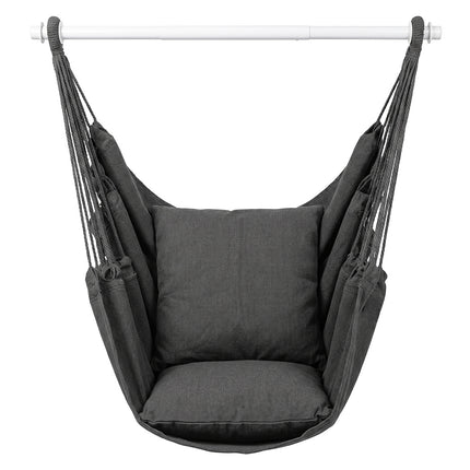 Mountview Garden Hammock Chair Hanging Swing Seat 2 Cushions Outdoor Camping-2061251872332845056