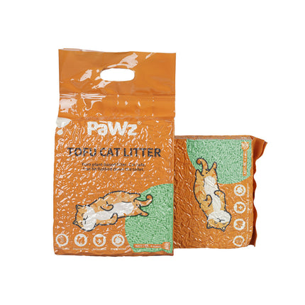 PaWz 2.5kg Tofu Cat Litter Clumping Green Tea x6-1954802393816371200