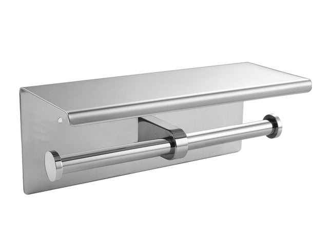 Toilet Paper Holder Double Roll Stainless-1910113085927067648