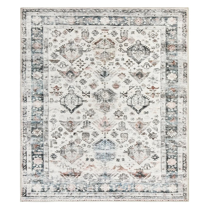 Marlow  Floor Rug Vintage Short Pile Washable Carpet Soft Plush Non Slip 200x230-1954802389211025408