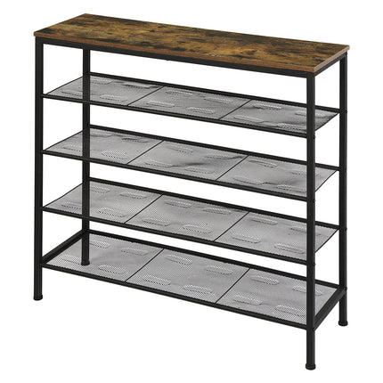 Levede 5-Tier Shoe Rack Storage Cabinet 100cm Wide-1975420510837805056
