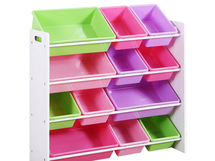 Levede 12Bins Kids Toy Box Bookshelf-1864184634397560832