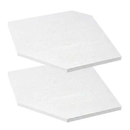 Levede Corner Shelves 2 Pcs Wall Mounted Floating Storage Display Rack Bedroom-2061251869040316416