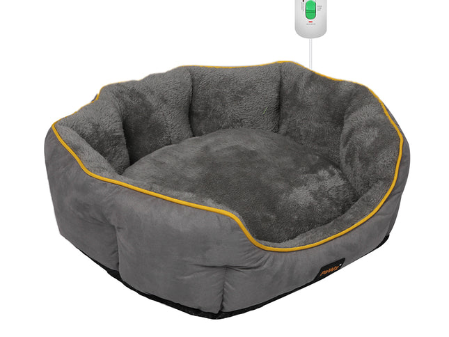 PaWz Electric Pet Heater Bed Heated S Grey Small-1864184527241482240