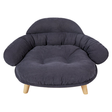 Pawz Elevated Pet Dog Cat Sofa Bed Couch XL Size Grey-1973193512375685120