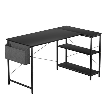 Levede L Shaped Computer Desk Home Desk Black-1973193441059934208