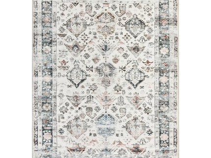 Marlow  Floor Rug Vintage Short Pile Washable Carpet Soft Plush Non Slip 160x120-1910112209426583552