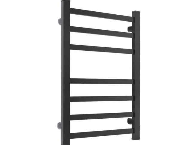 Heated Towel Rail Warmer Rack Wall Mounted Black-1910113122912440320