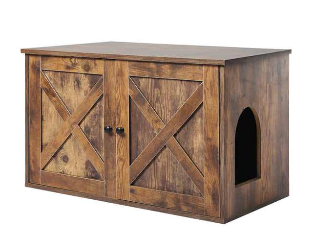 PaWz Enclosed Cat Litter Cabinet Box-1864184531830050816