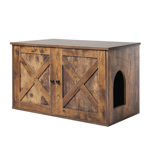 PaWz Enclosed Cat Litter Cabinet Box-1864184531830050816