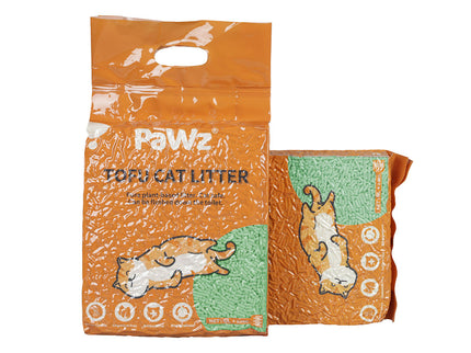 PaWz 2.5kg Tofu Cat Litter Clumping Green Tea x1-1910112214212284416