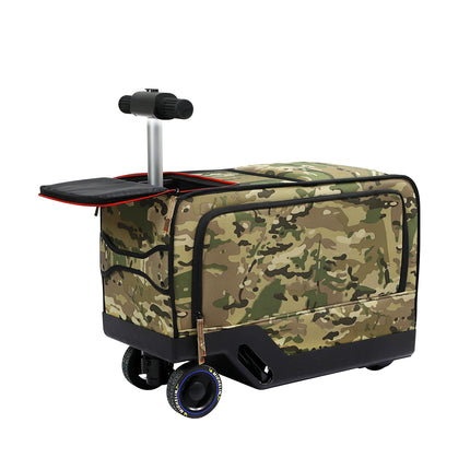 Slimbridge 20" Electric Riding Luggage Suitcase Green Colour-1975420419313897472