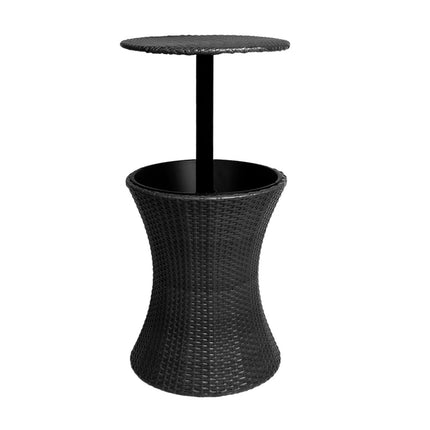 Levede Cooler Ice Bucket Table Bar Outdoor Black-1973193989410656256