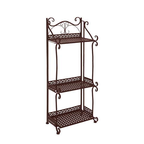 Levede Plant Stand 3 Tiers Outdoor Indoor Bronze-1864184721731358720