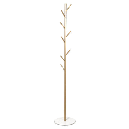 Levede Coat Rack Hat Clothes Stand Hanger Gold-1973193816102014976