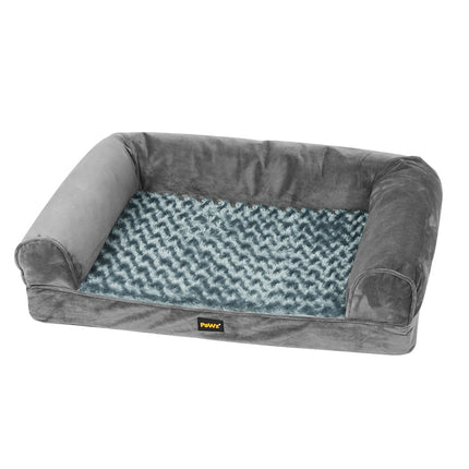 PaWz Pet Bed Sofa Dog Beds Bedding Soft M Grey Medium-1973193626750160896