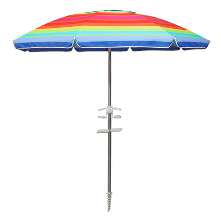 Mountview 2.2M Outdoor Beach Umbrellas Sand Colorful-1973193500015071232