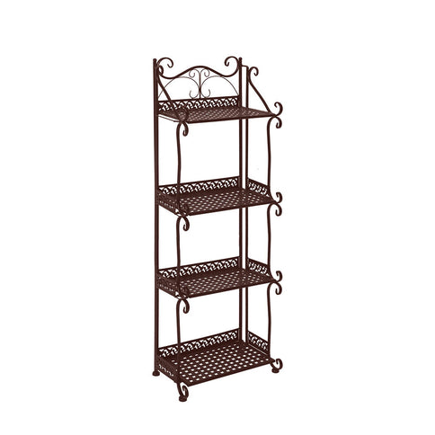 Levede Plant Stand 4 Tiers Outdoor Indoor Bronze-1864184722024960000